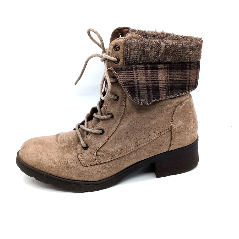 Brash Shoes Womens Warwick Brown 9 Hiking Boot Ankle Flannel‎ Cuff 178375 11